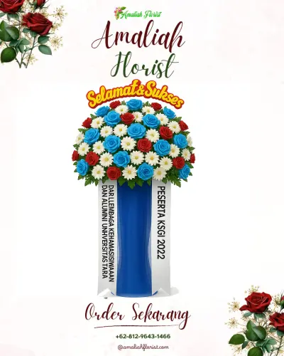 Standing Flower di Tembok